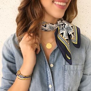 Stela and dot silk Williamsburg scarf